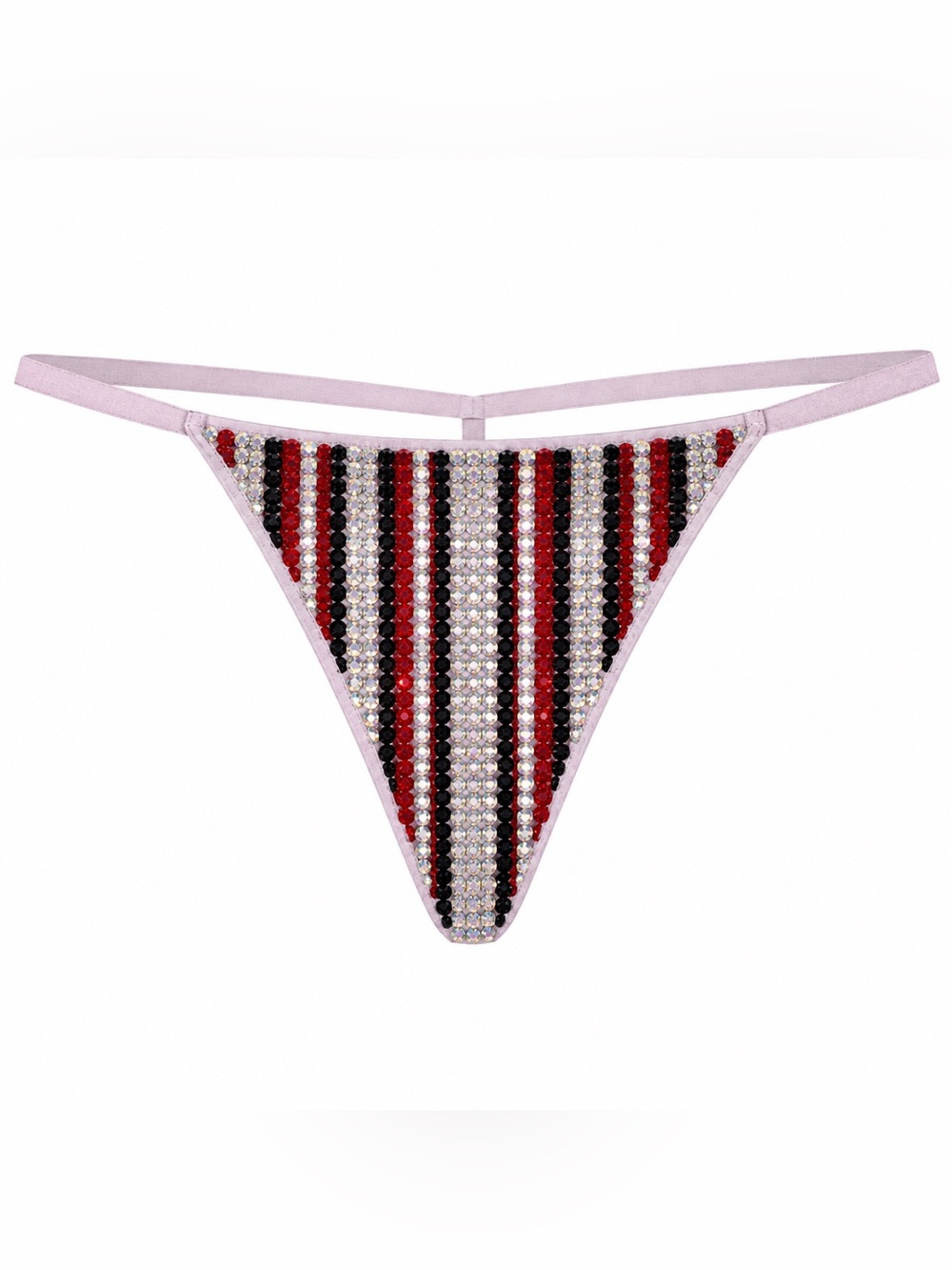 Pinstripes Crystal Rhinestone Pantie Choose Style & Size XS-3X New